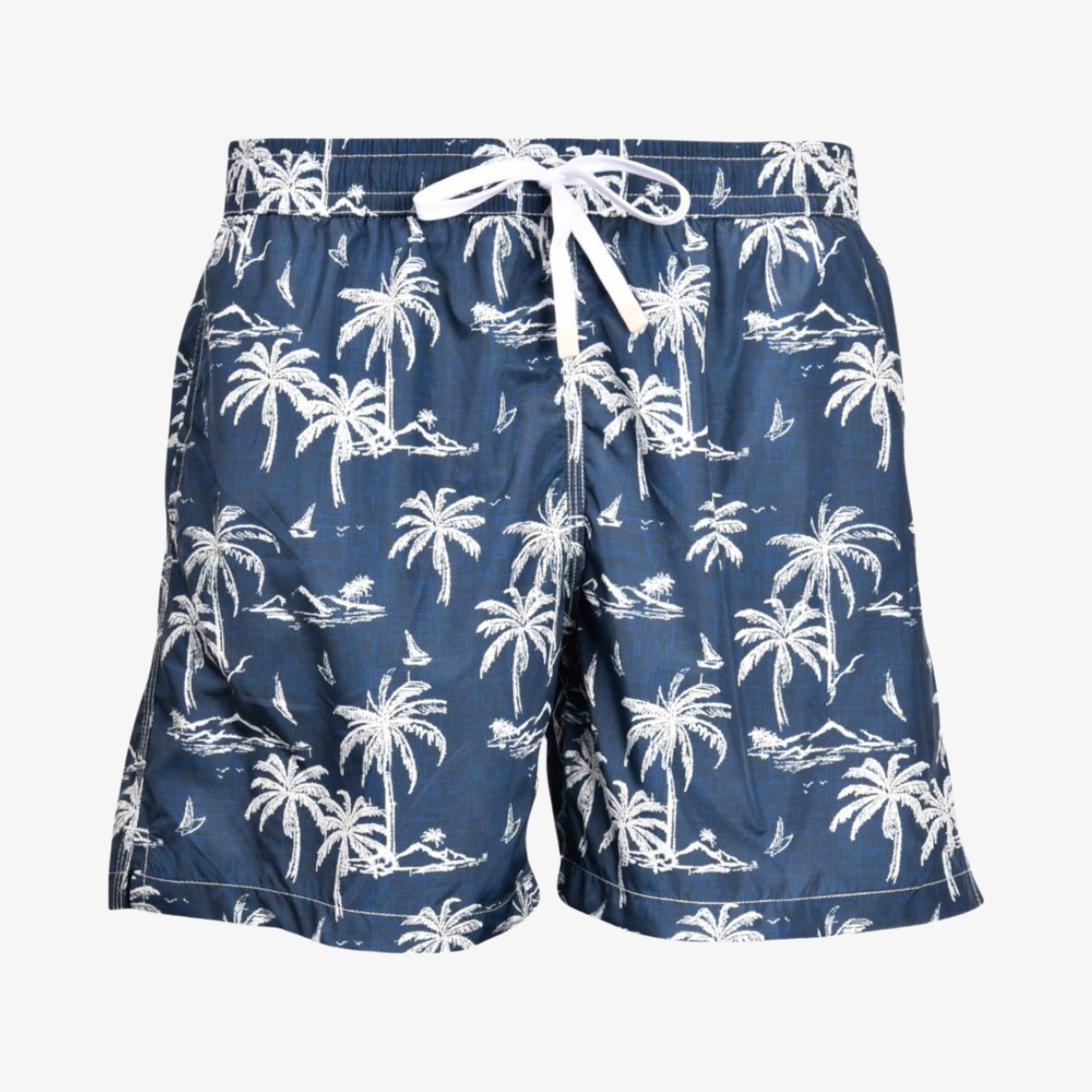 Gran Sasso Printed Swim Shorts - Navy