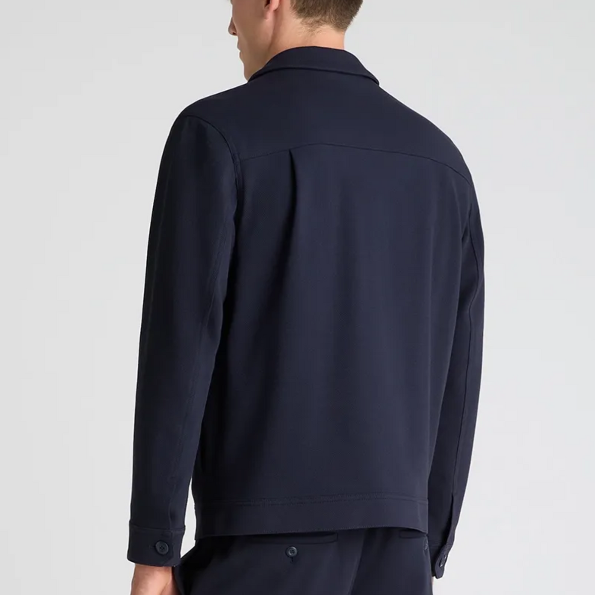 Remus Treviso Cotton Stretch Overshirt - Navy