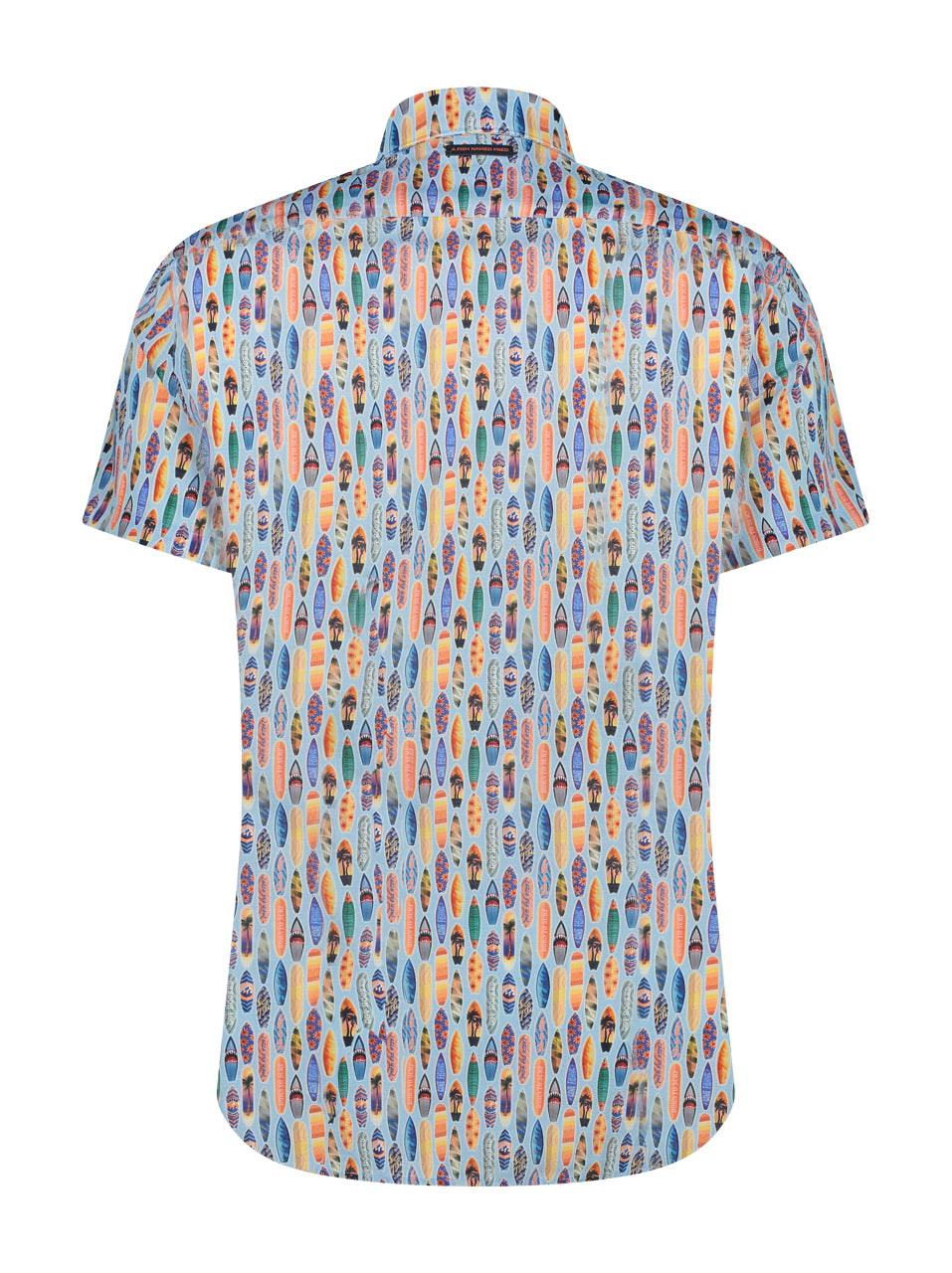 A FISH NAMED FRED Short Sleeve Print Shirt 28057