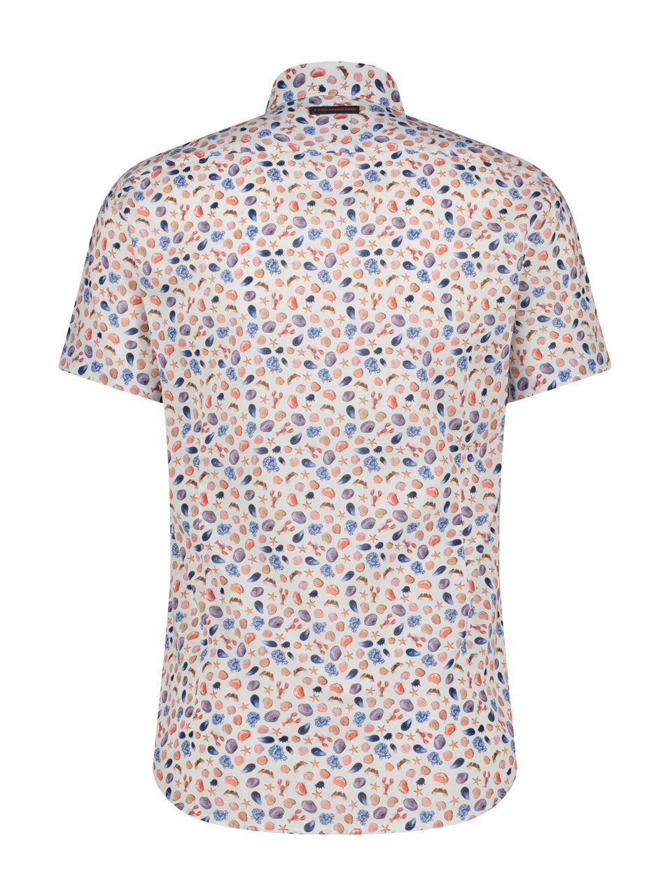 A Fish Named Fred Print Shirt - Off White