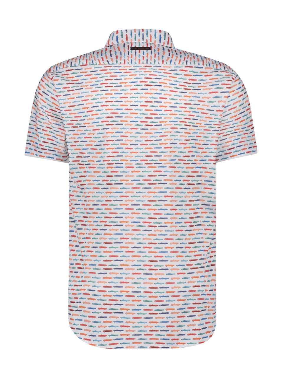 A FISH NAMED FRED Short Sleeve Print Shirt 28064