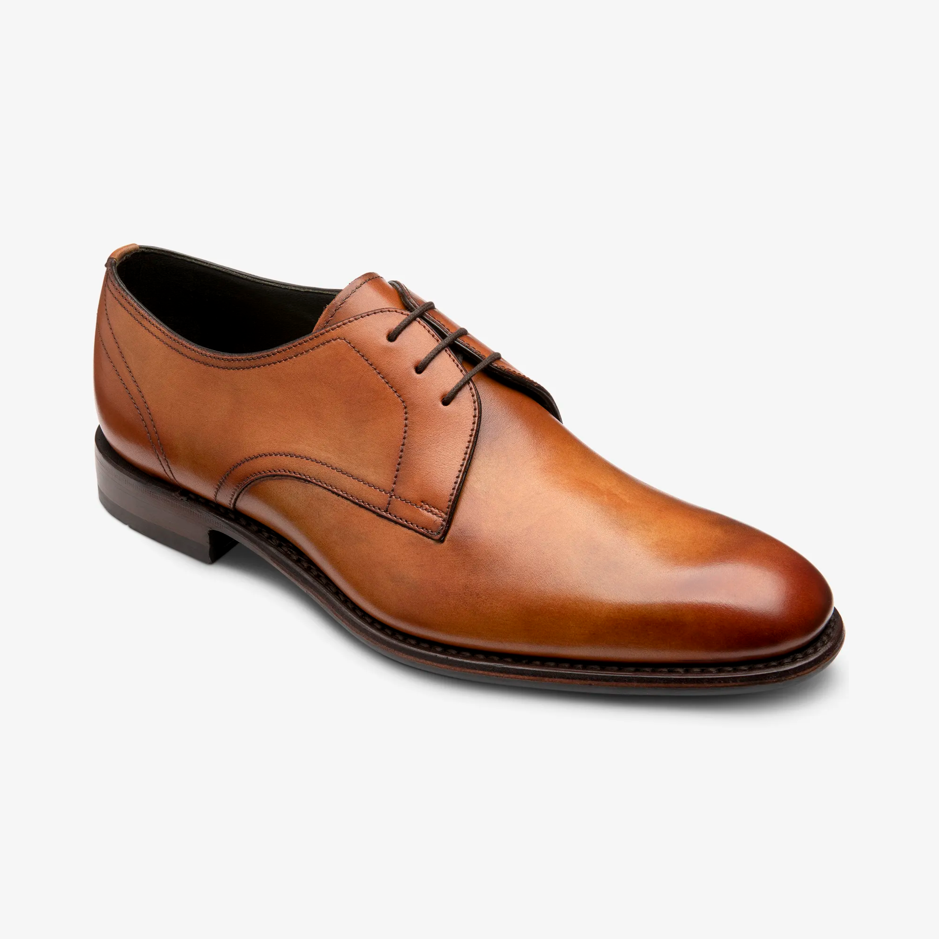 Loake Atherton Shoes - Tan Calf