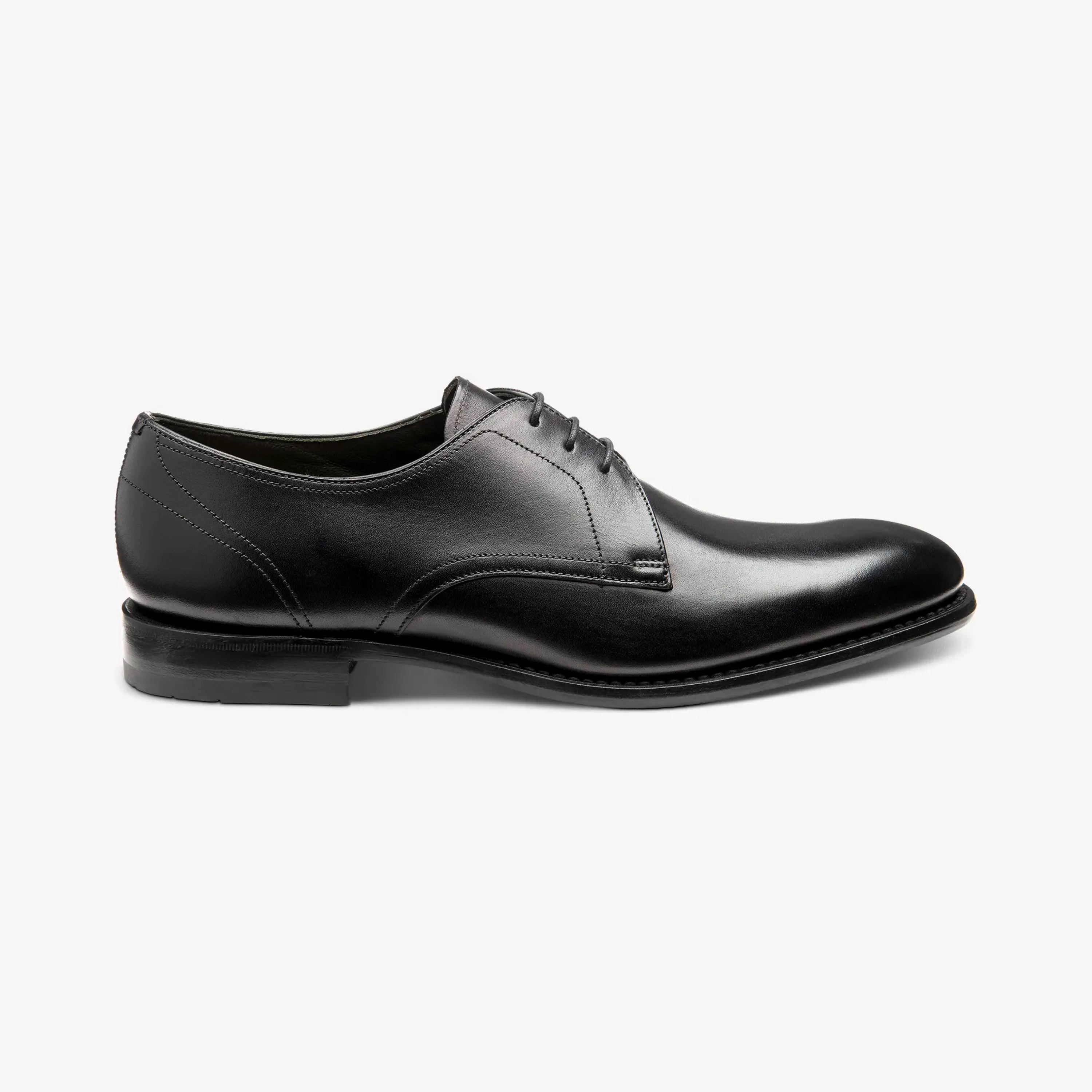 Loake Atherton Shoes - Black Calf