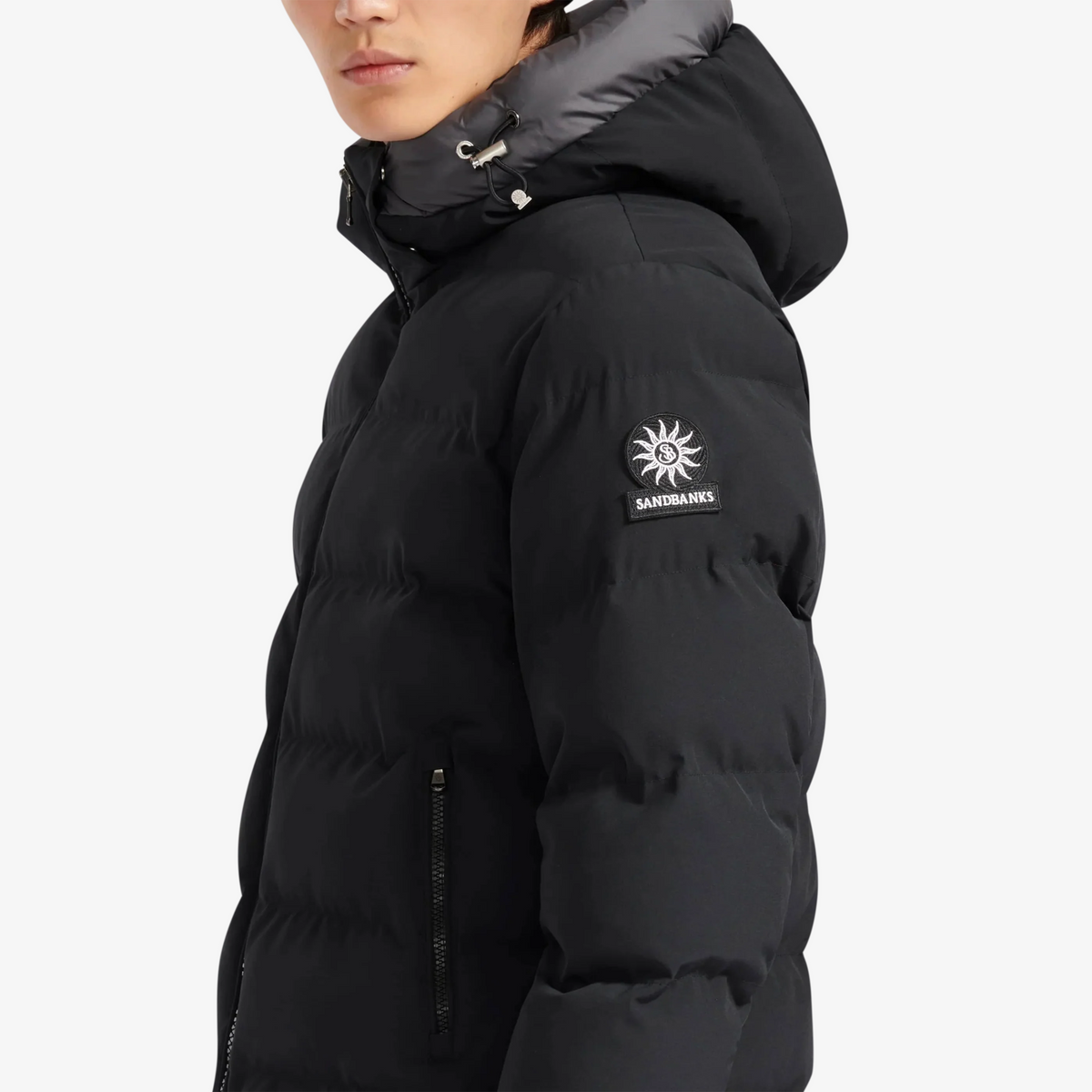 Sandbanks Banks Puffer Jacket - Black