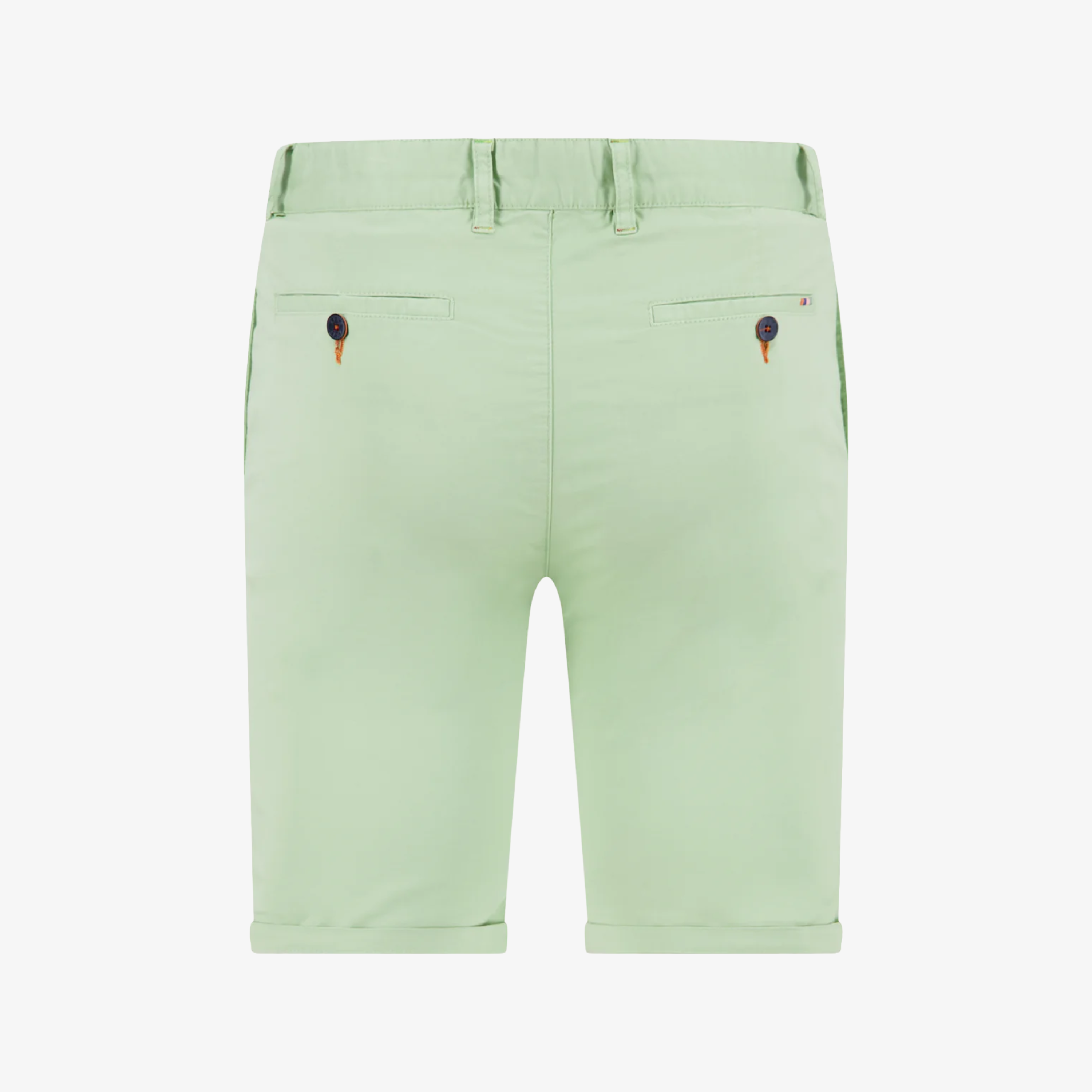 A Fish Named Fred Garment Dyed Bermuda Shorts - Olive Green