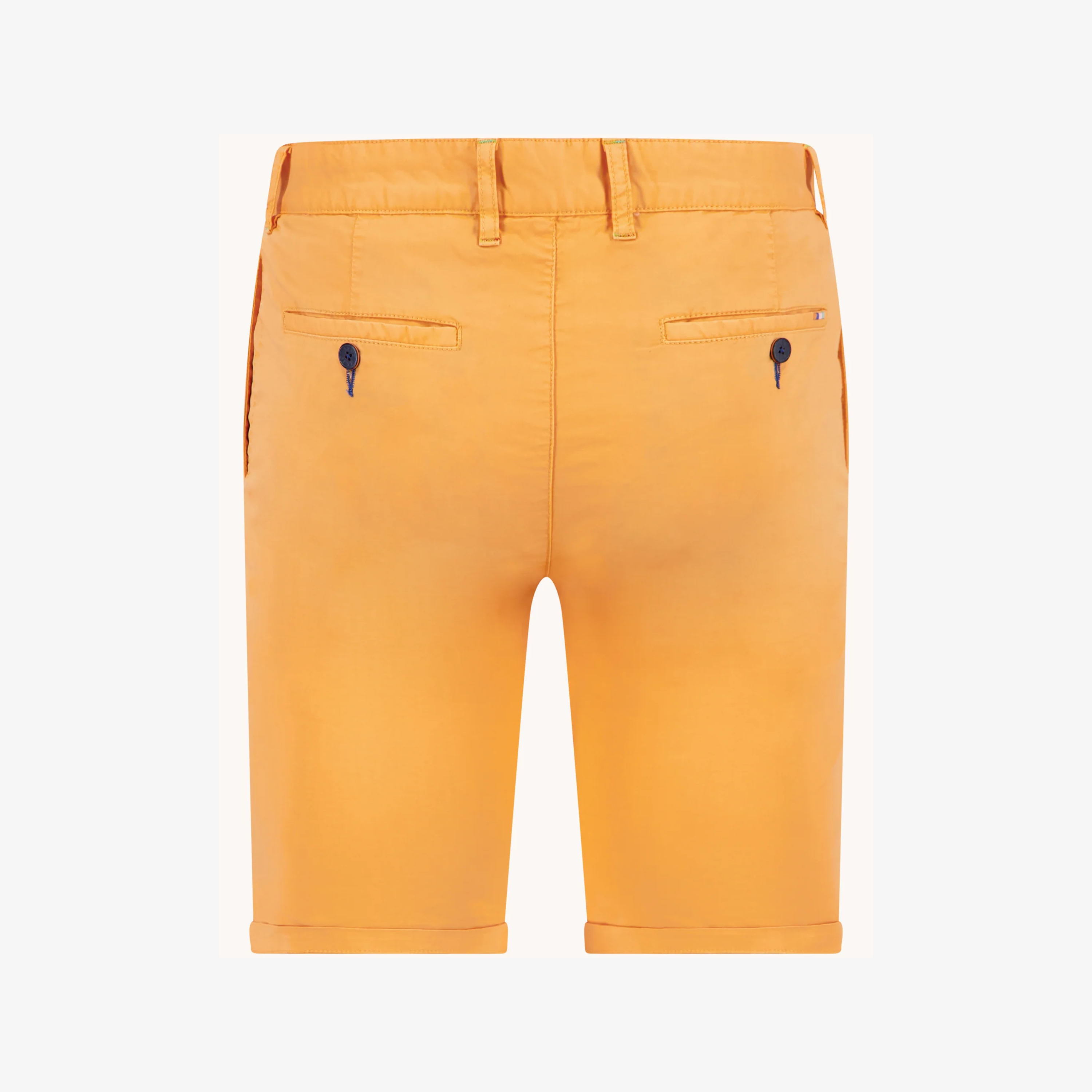 A Fish Named Fred Garment Dyed Bermuda Shorts - Orange