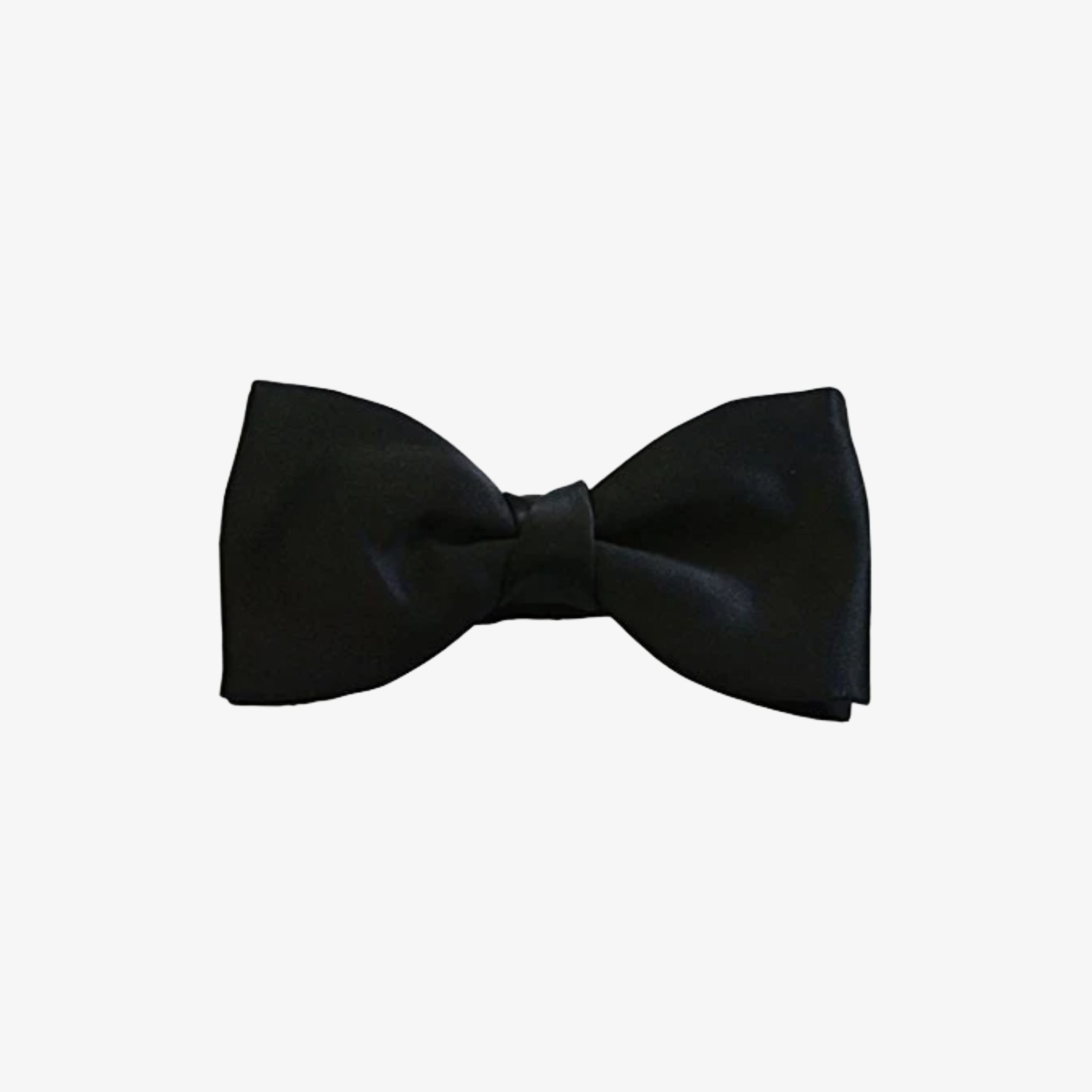 Van Buck Pre-Tied Plain Bow Tie - Black