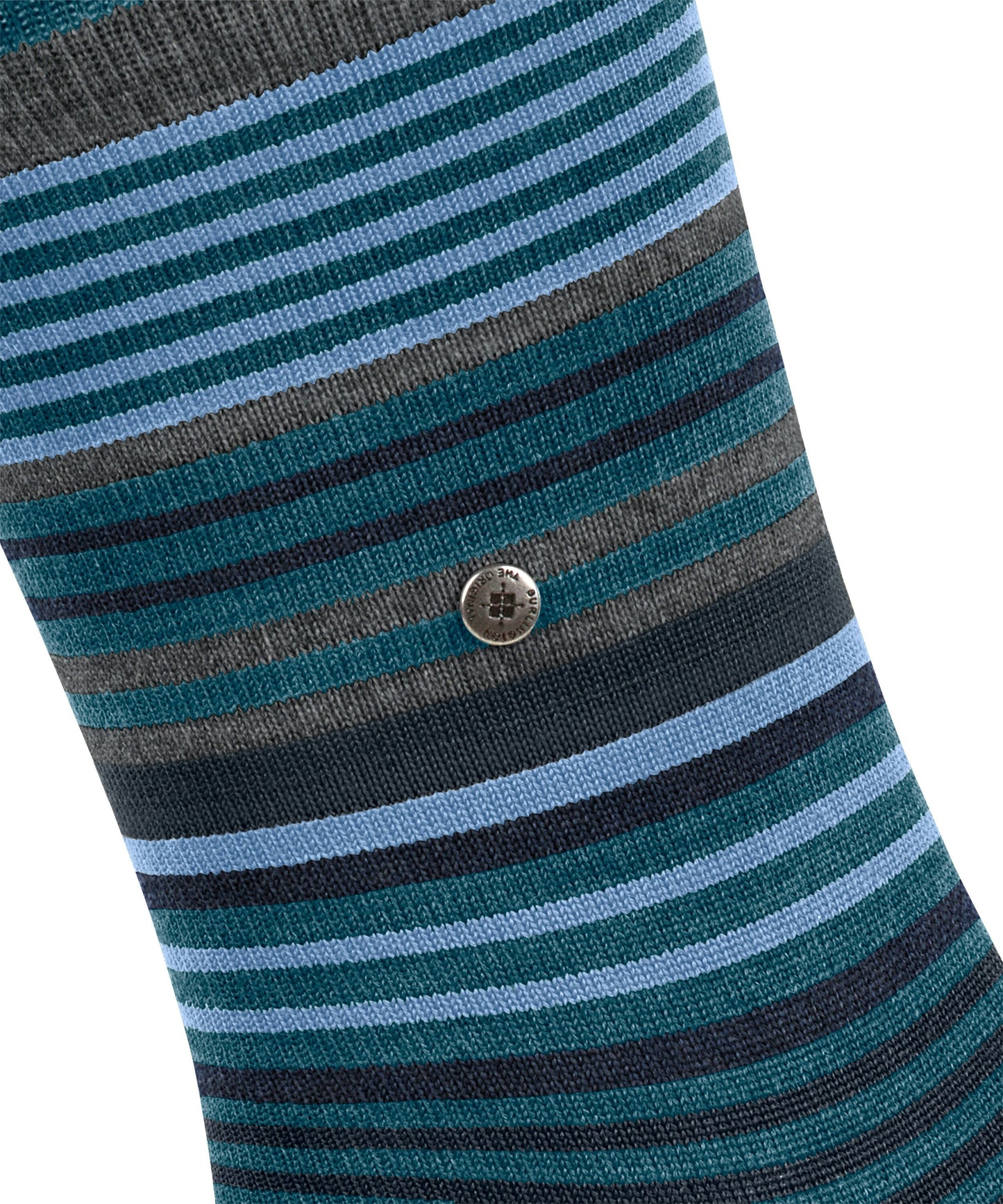 Burlington Stripe Socks - Lagoon