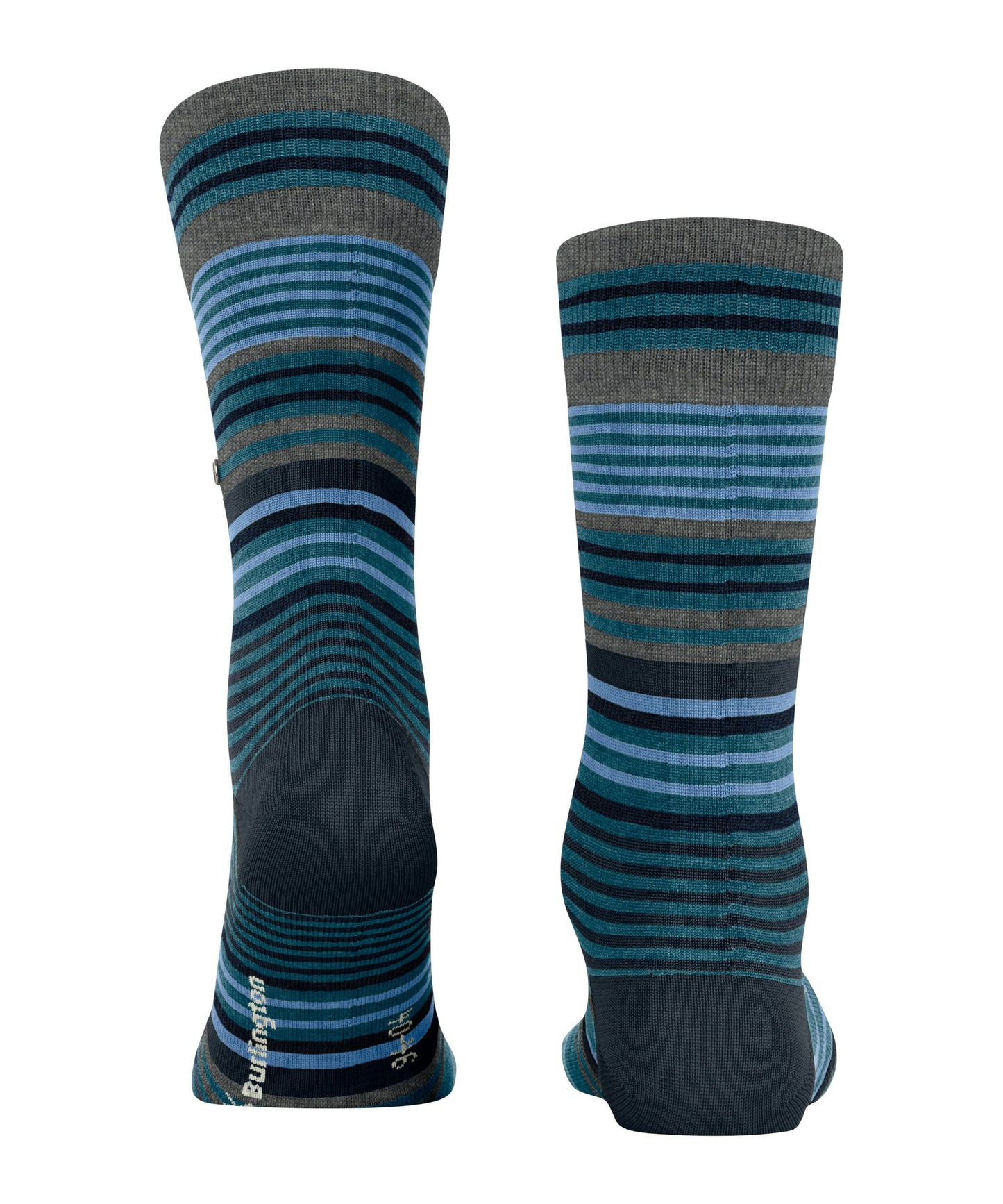 Burlington Stripe Socks - Lagoon