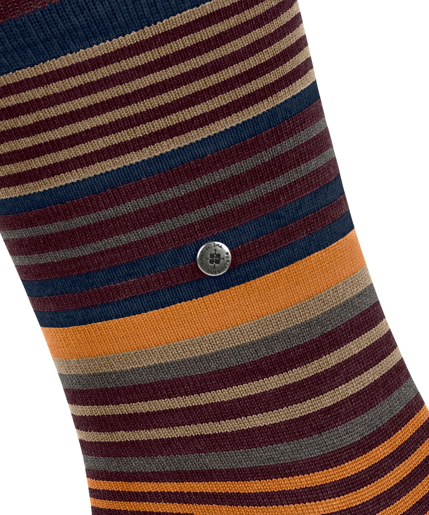 Burlington Stripe Socks - Henna