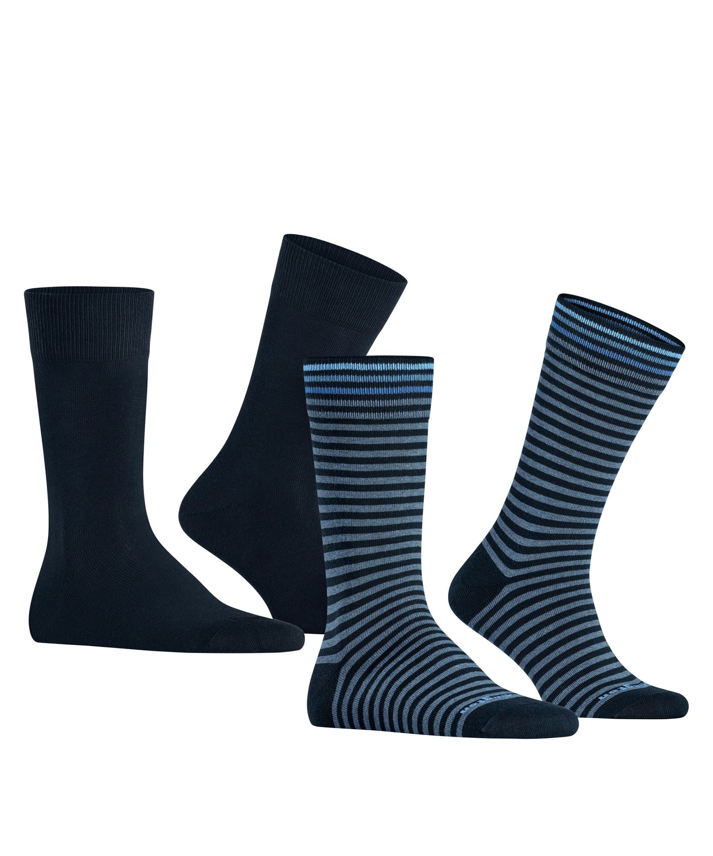 Burlington Everyday Stripe 2-Pack Socks - Marine