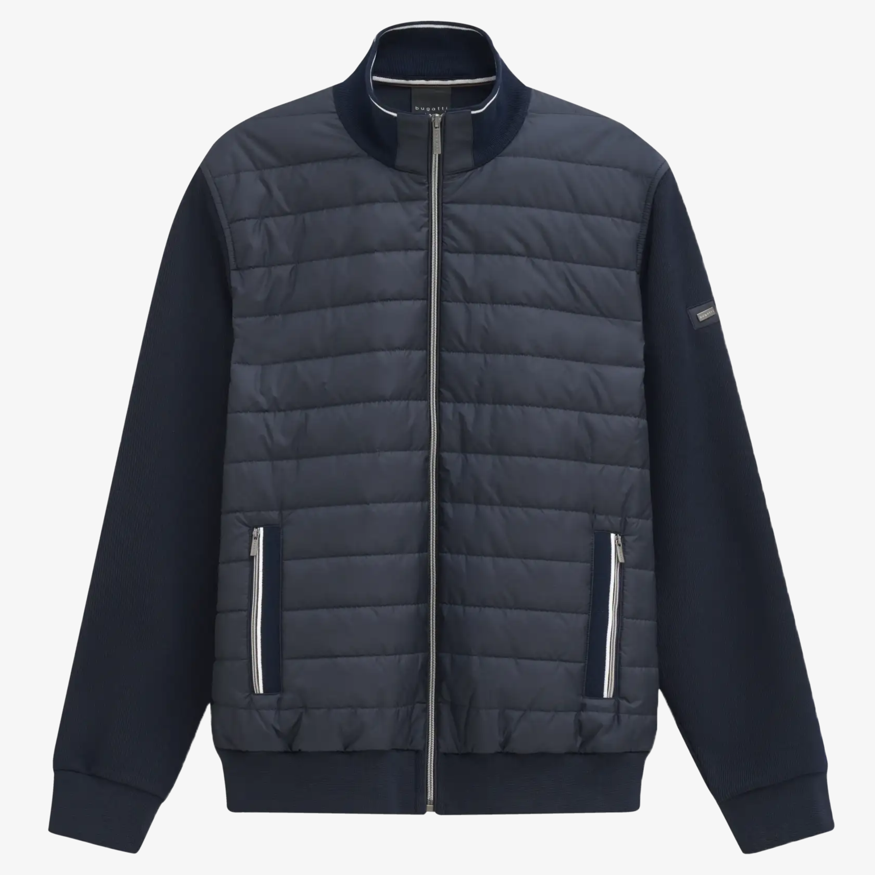 Bugatti Hybrid Zip Jacket - Navy