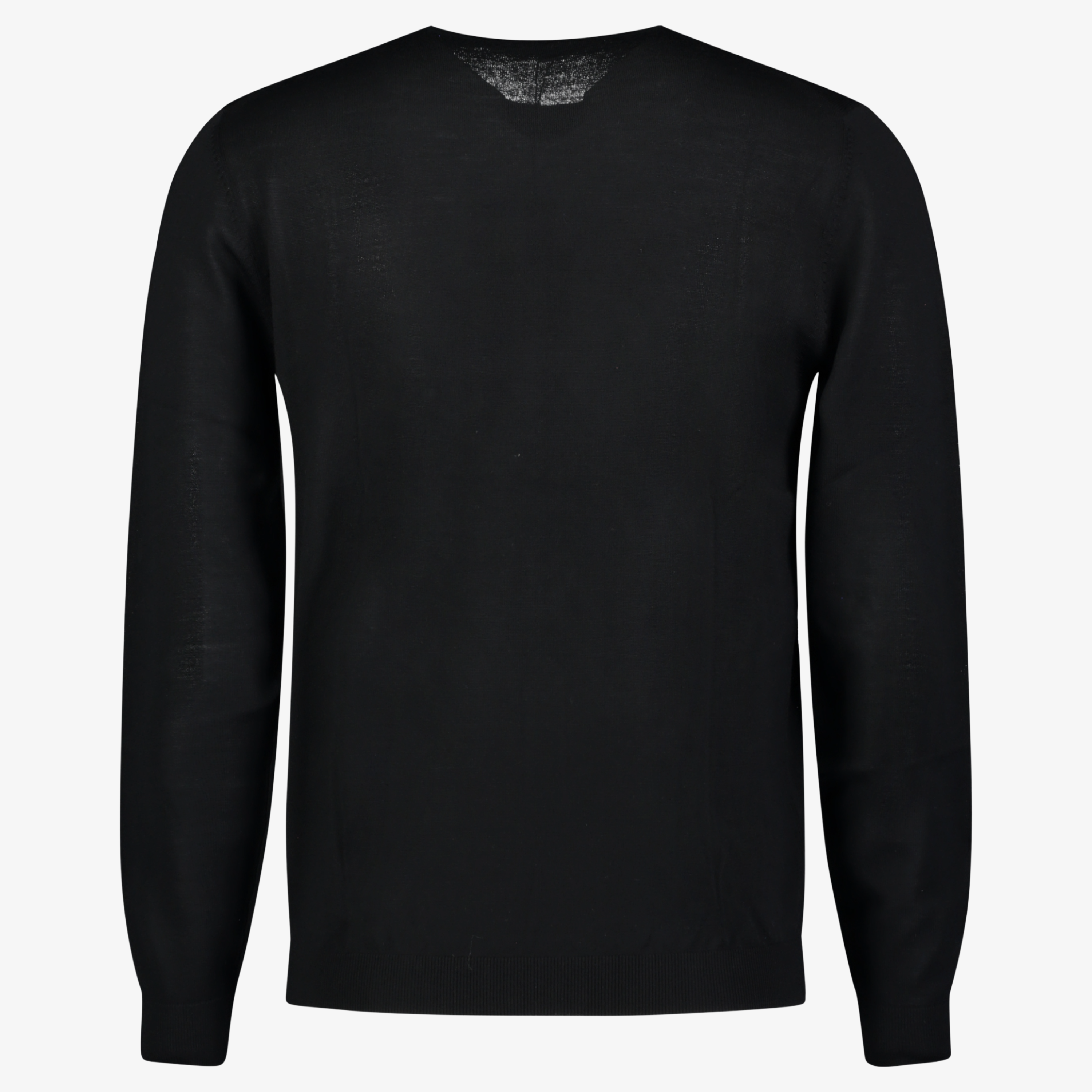 Roy Robson Merino Wool Crew Neck Jumper - Black