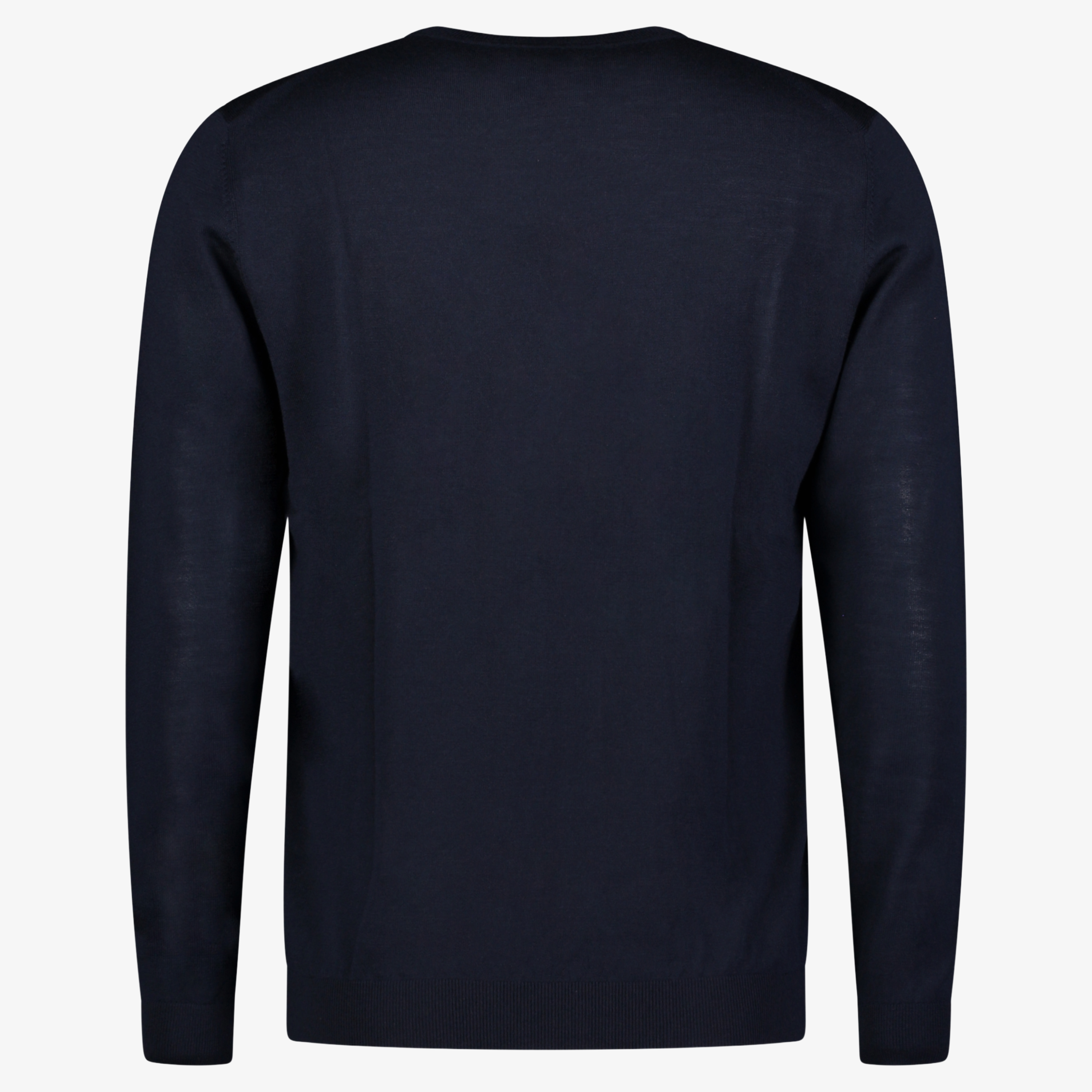 Roy Robson Merino Wool Crew Neck Jumper - Dark Blue