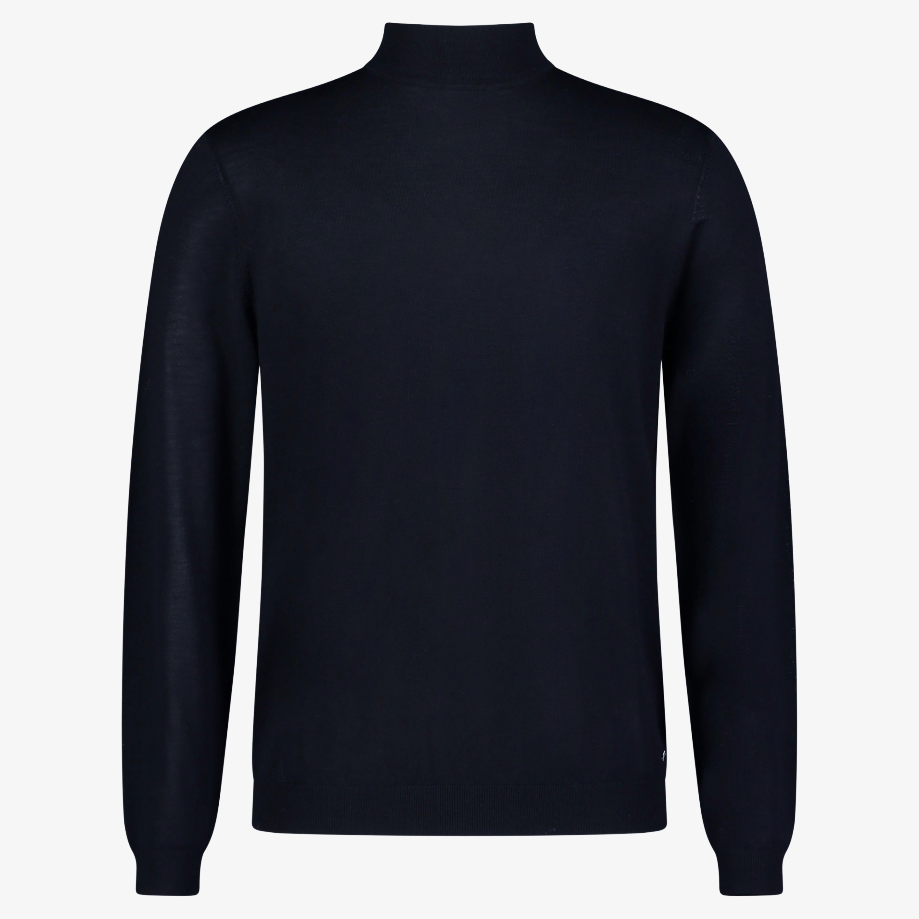 Roy Robson Merino Wool Turtle Neck Pullover - Dark Blue