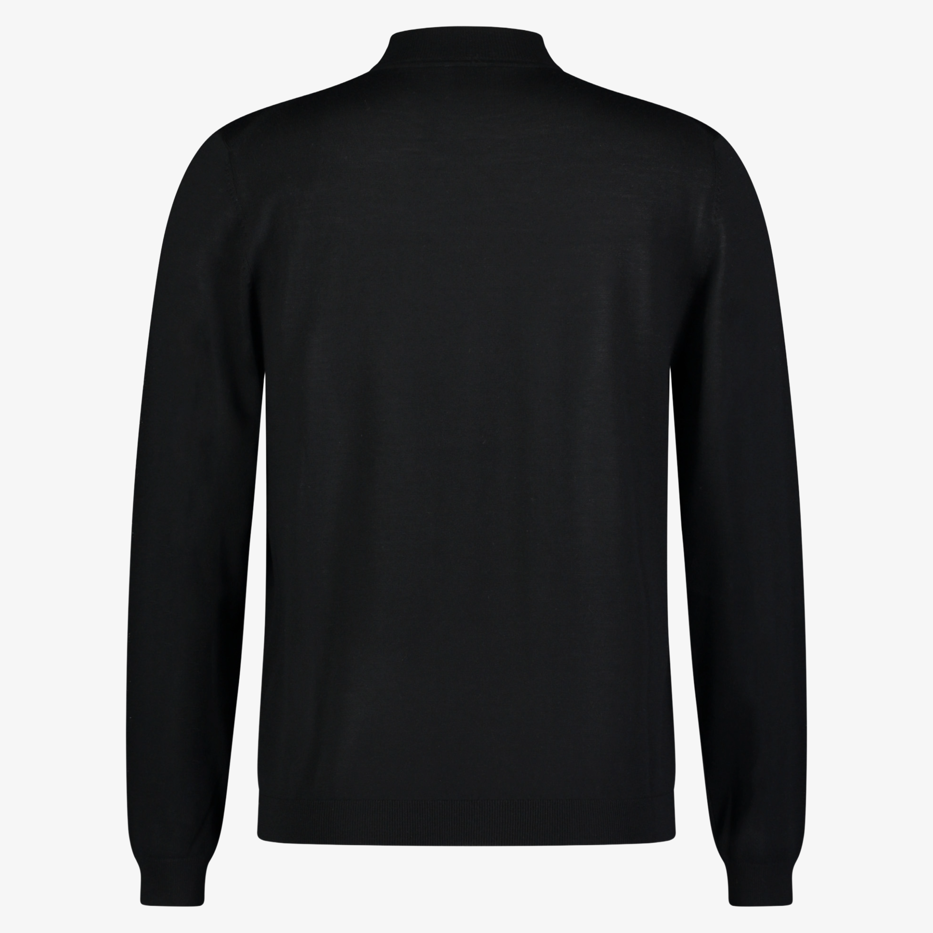 Roy Robson Merino Wool Turtle Neck Pullover - Black