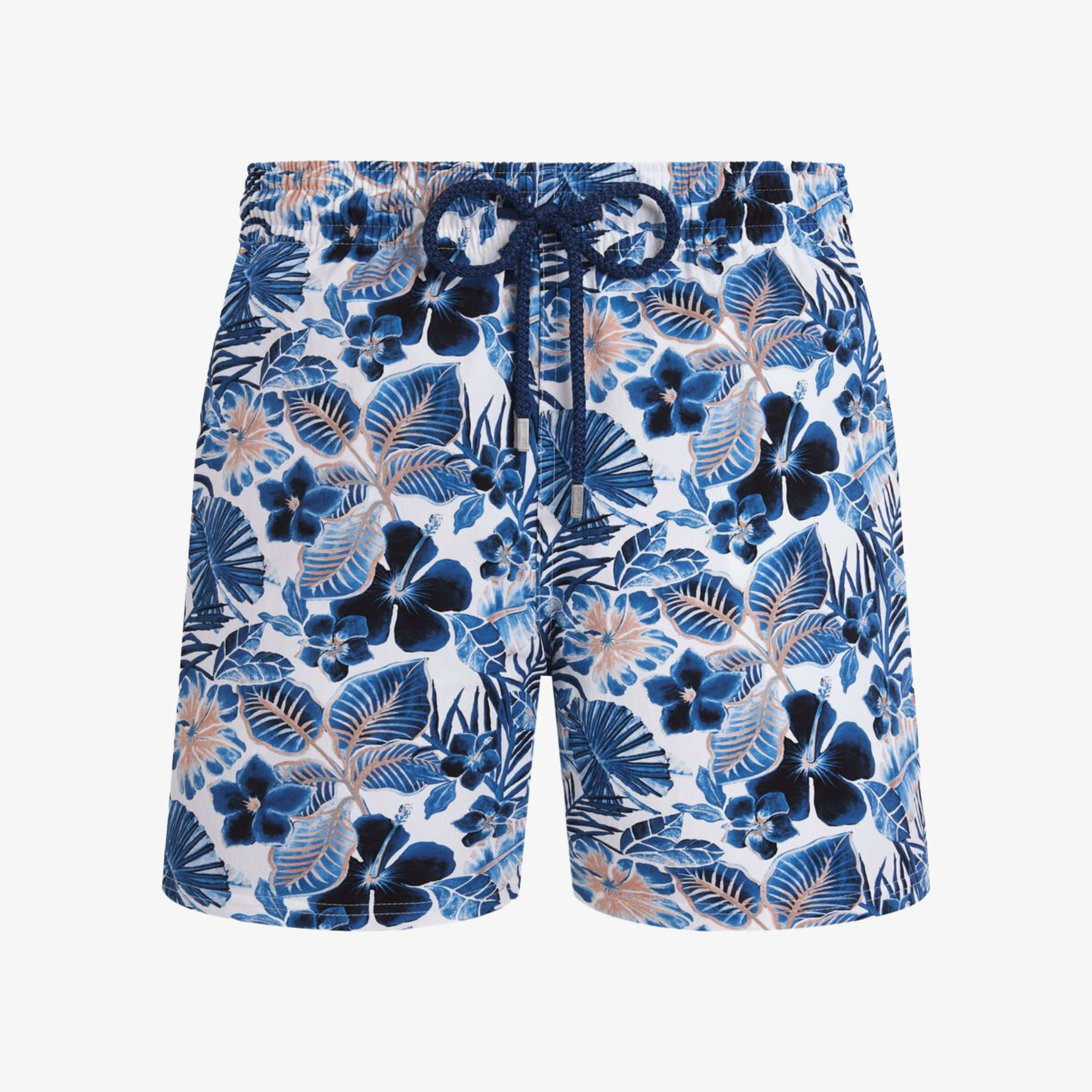 Vilebrequin Moorise Island Flowers Stretch Swim Shorts - White