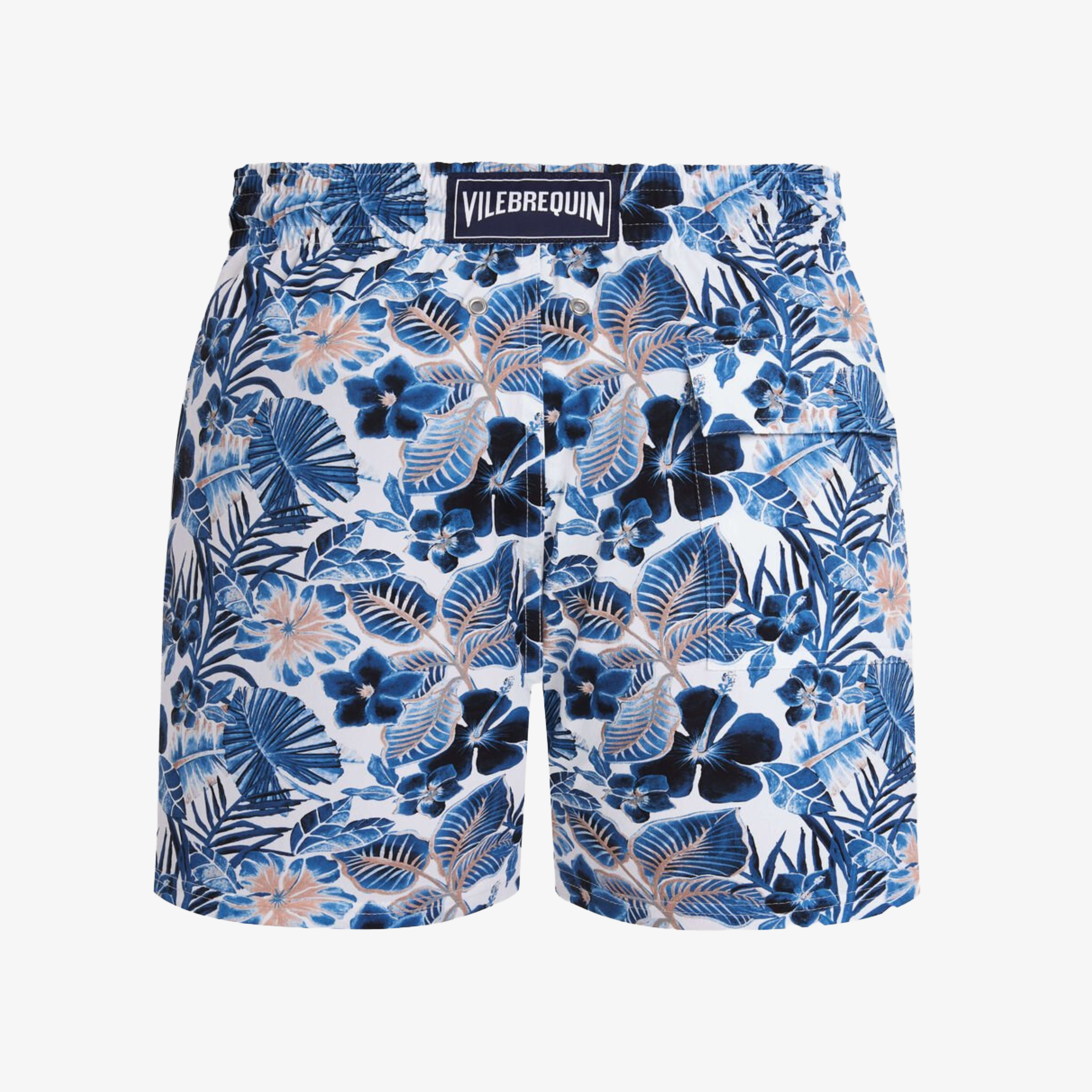 Vilebrequin Moorise Island Flowers Stretch Swim Shorts - White