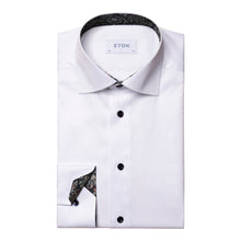 Load image into Gallery viewer, ETON Signature Twill Slim Fit Shirt in White with Paisley Contrast Details 10001080600

