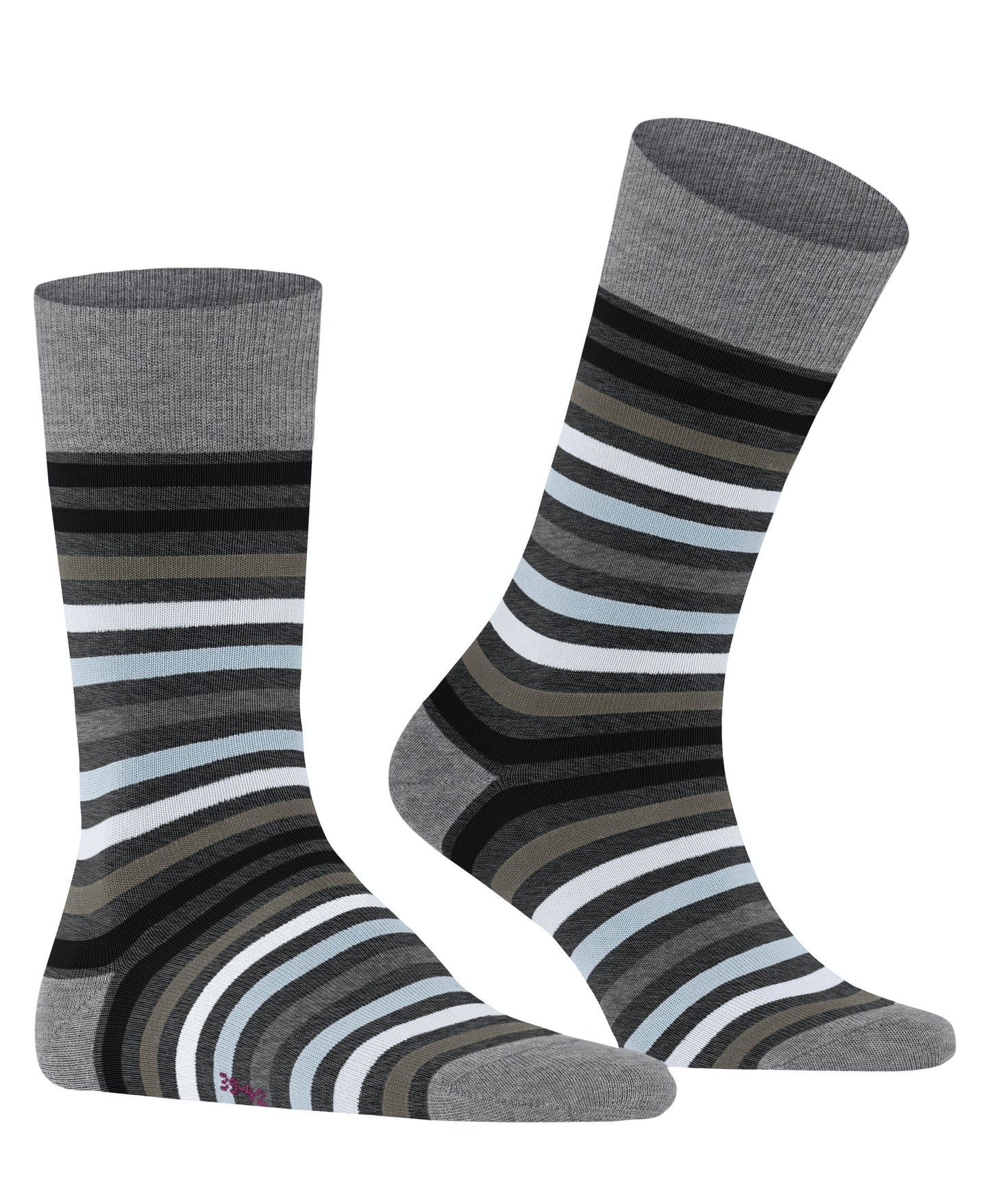 FALKE Tinted Stripe Socks in Grey