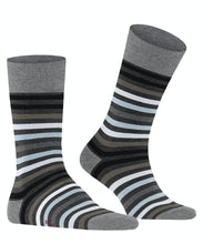 Load image into Gallery viewer, FALKE Tinted Stripe Socks in Grey
