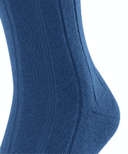 Load image into Gallery viewer, FALKE Lhasa Rib Merino Wool-Cashmere Socks in Sapphire Blue
