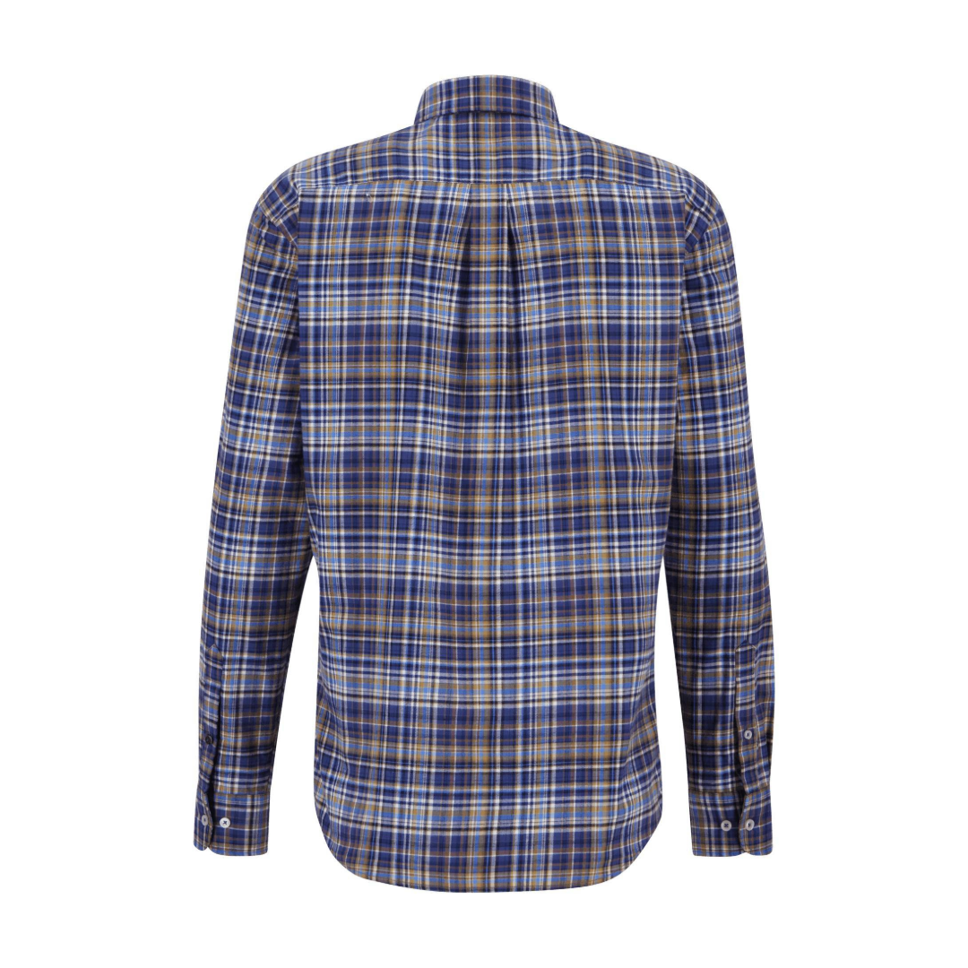 Fynch-Hatton Check Shirt - Navy