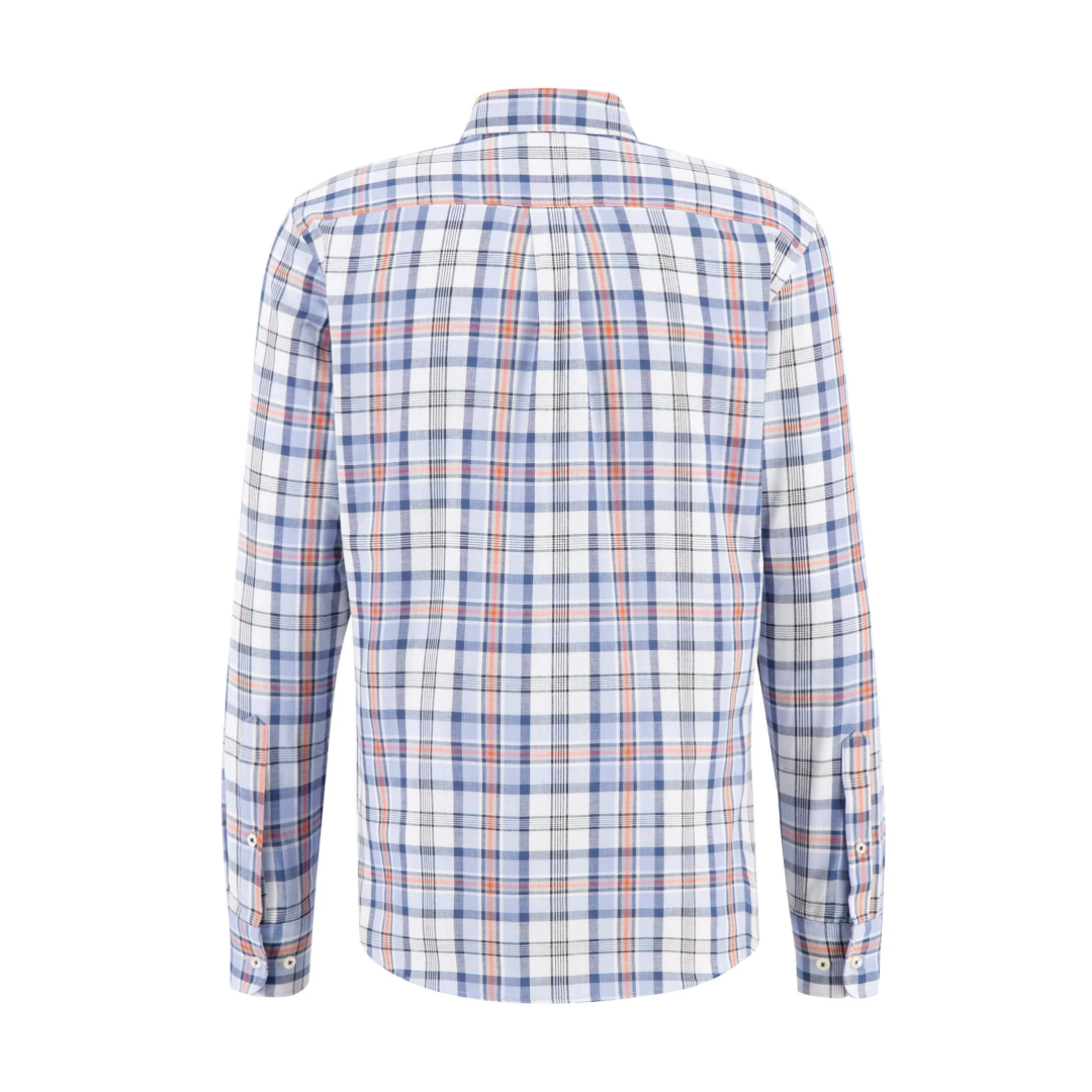 Fynch-Hatton Check Shirt - Light Blue