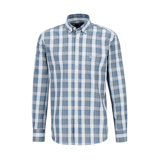 Fynch-Hatton Check Shirt - Blue