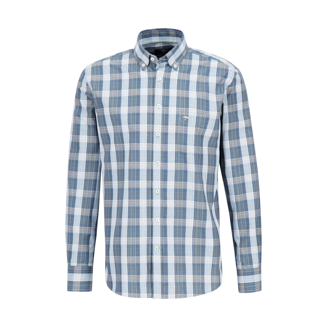 Fynch-Hatton Check Shirt - Blue