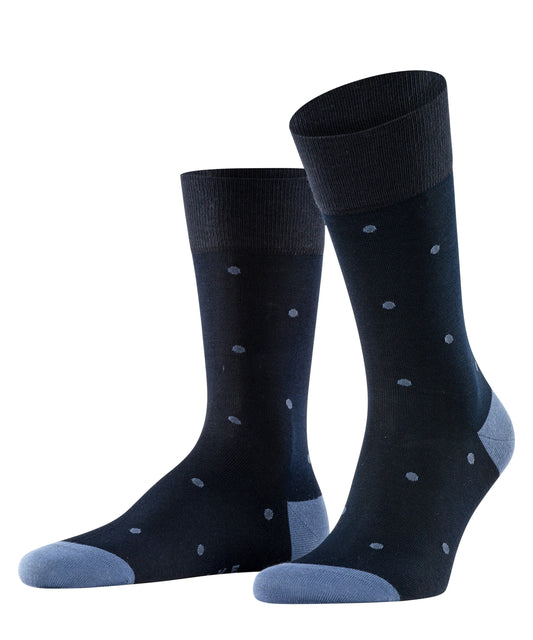 Falke Dot Socks - Dark Navy