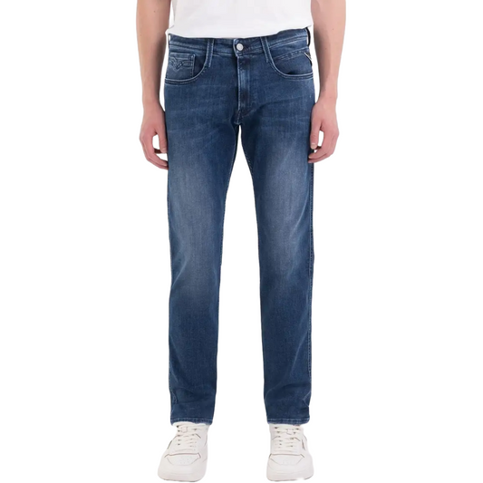 Replay Anbass Hyperflex Slim Fit Jeans - Blue