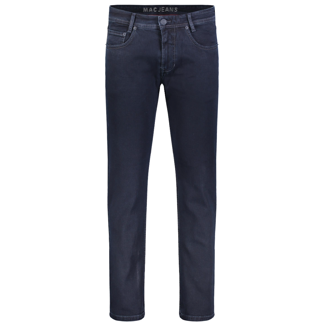 Mac Arne Straight Leg Denim Jeans - Dark Blue