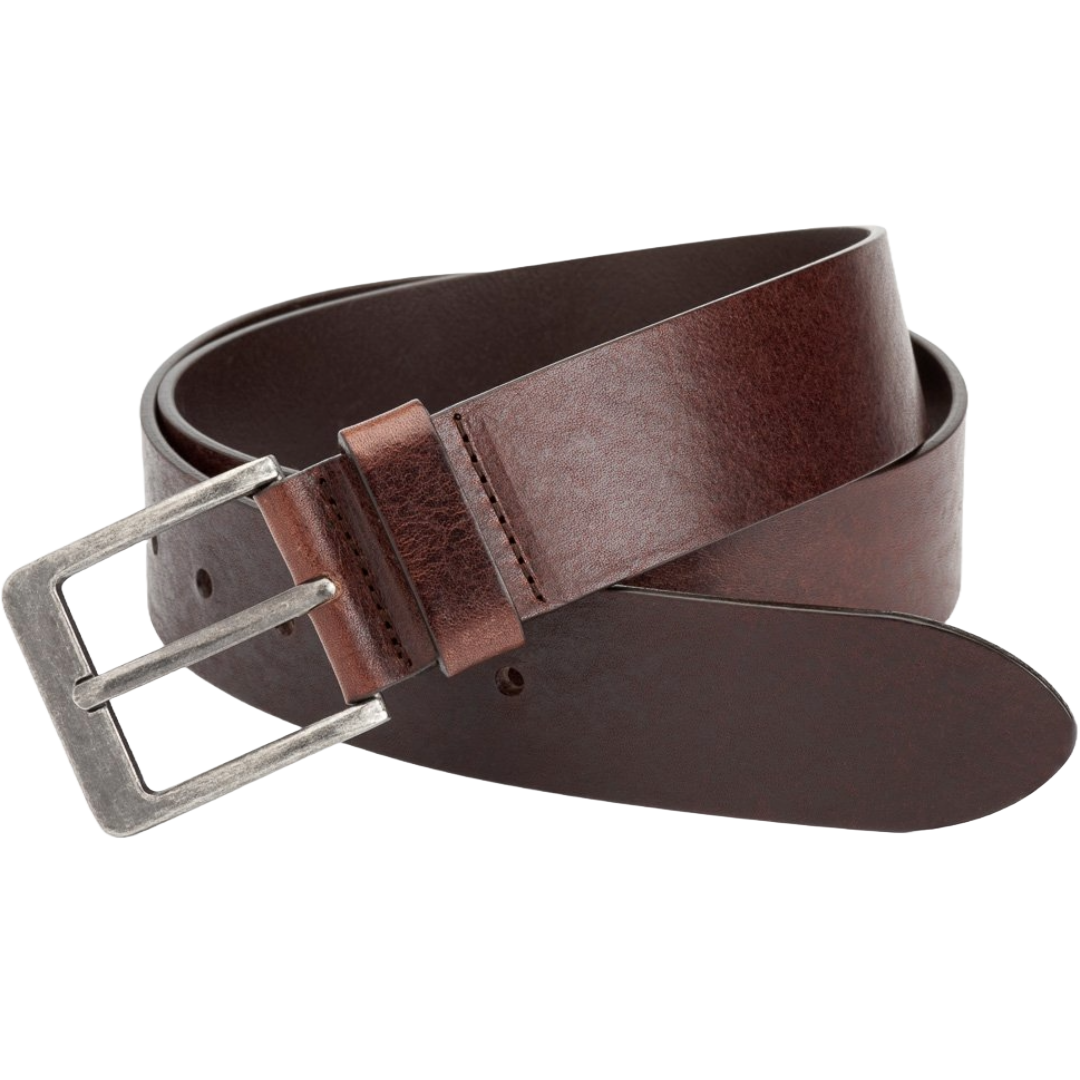 Ibex Leather Belt 40mm - Dark Brown