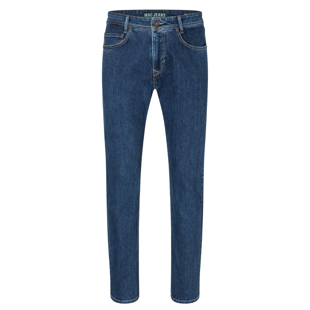 Mac Arne Straight Leg Denim Jeans - Light Blue