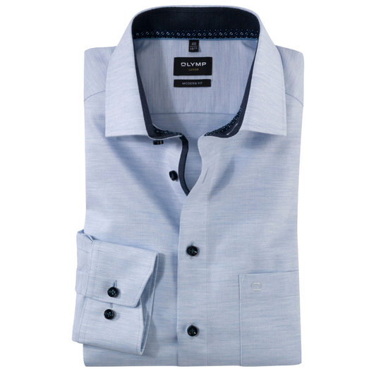 Olymp Luxor Slim Fit Shirt - Light Blue