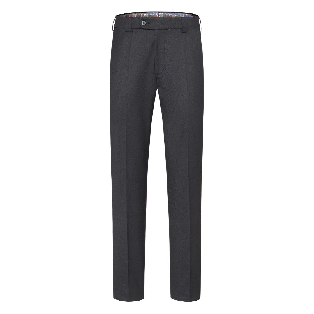 Meyer Roma Regular Fit Stretch Trousers - Navy