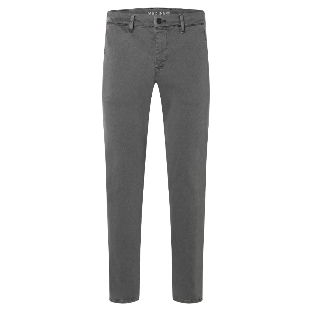 Mac Lennox Straight Leg MacFlexx Chinos - Grey