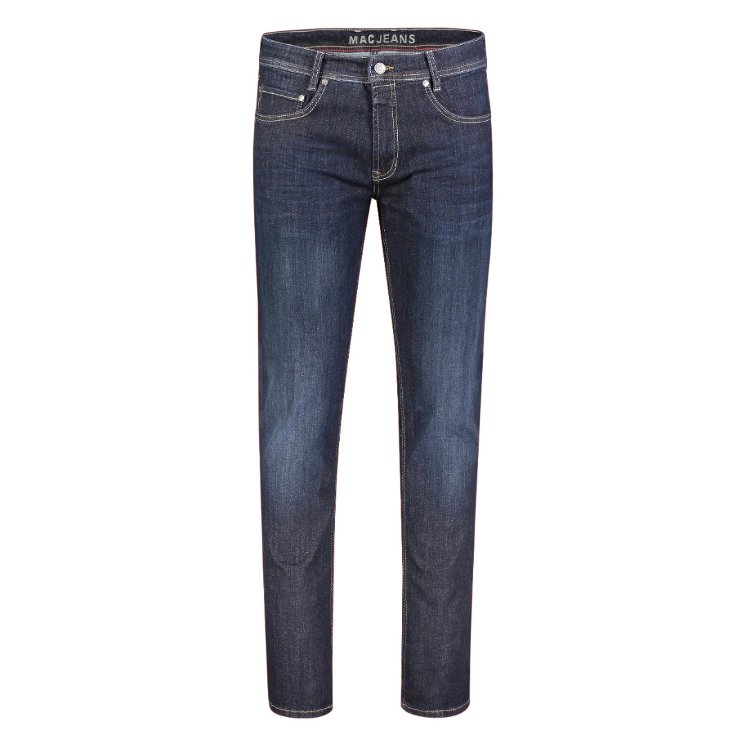 Mac Macflexx Straight Leg Denim Jeans - Dark Blue