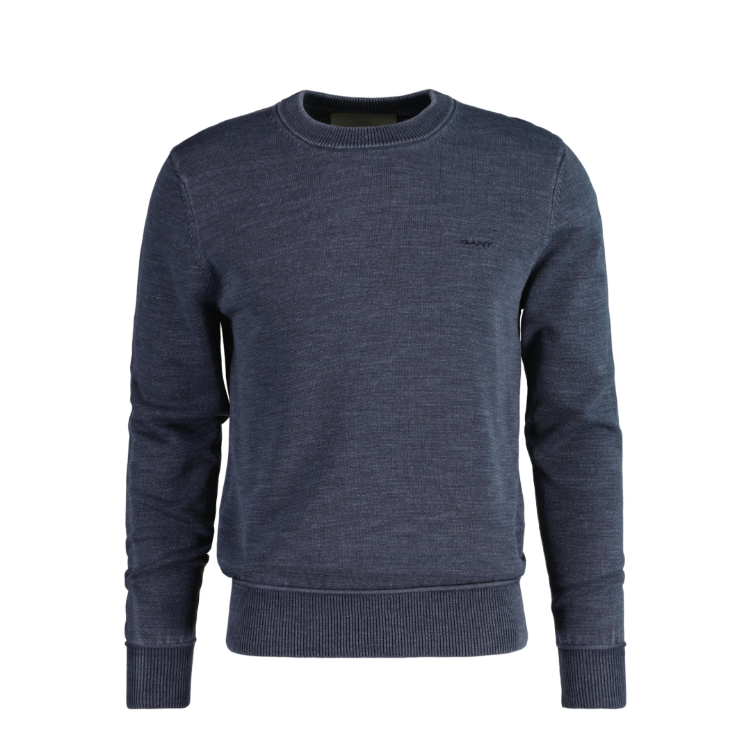 Gant Sunfaded Cotton Crew - Navy