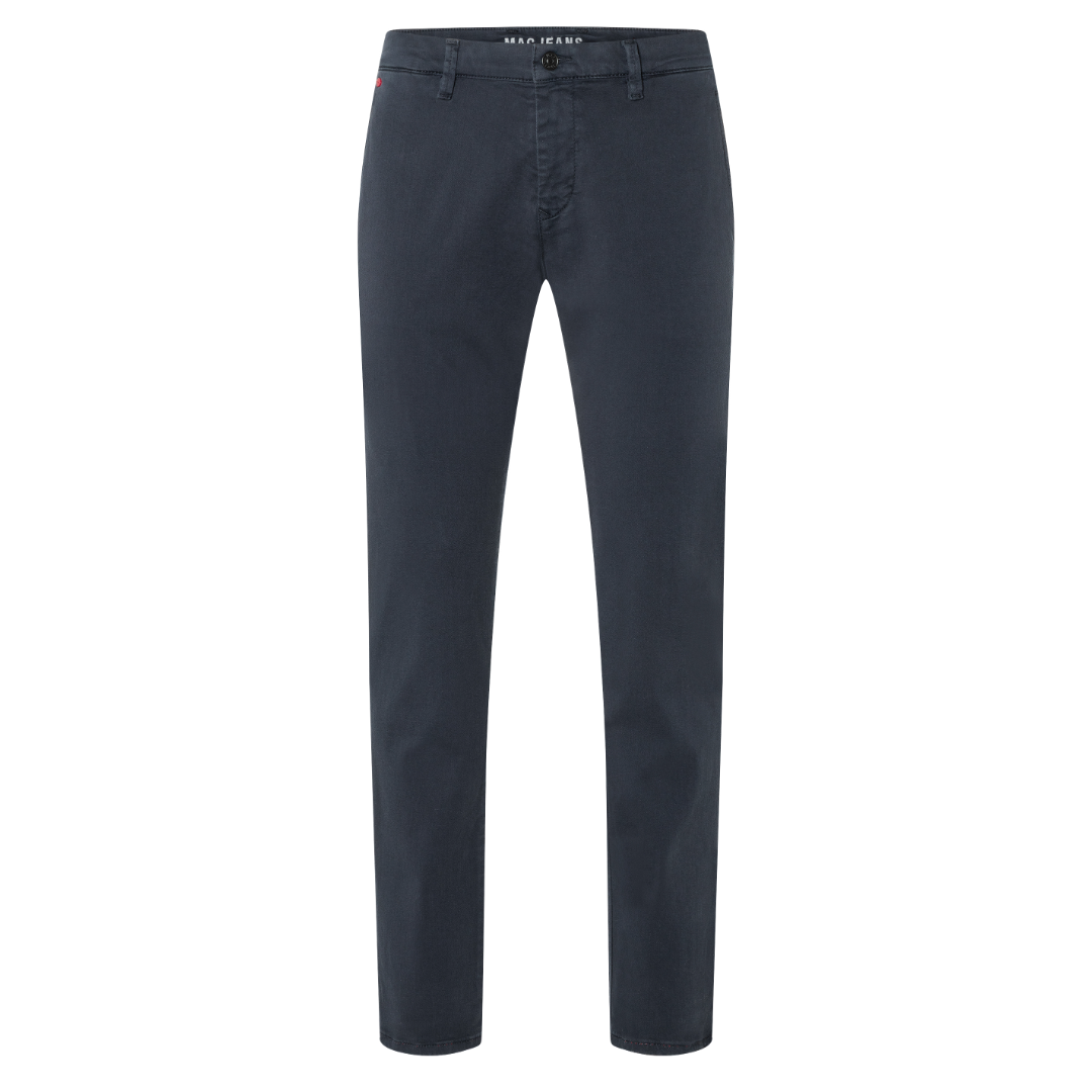 Mac Lennox Straight Leg Macflexx Chinos - Navy