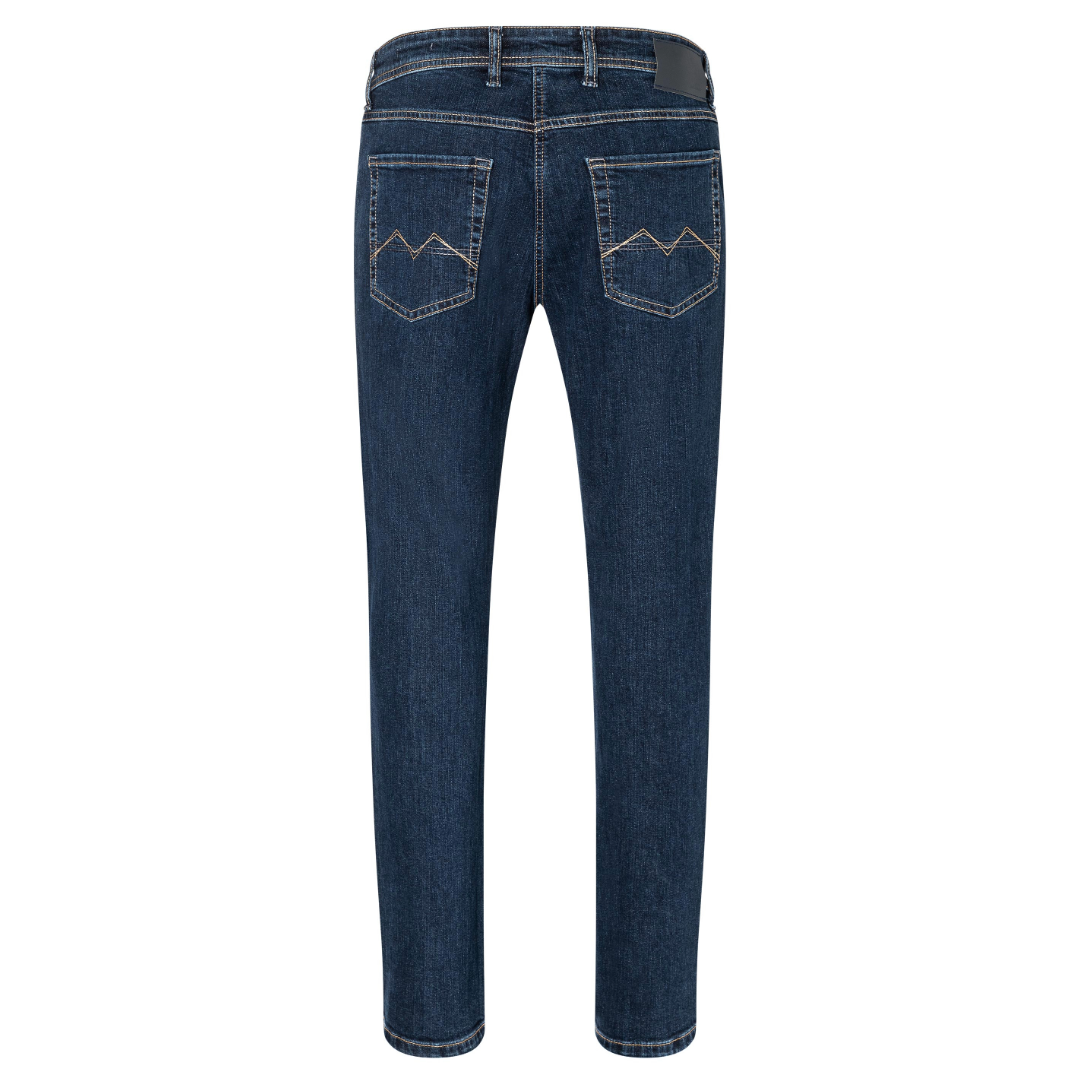 Mac Arne Straight Leg Denim Jeans - Deep Blue