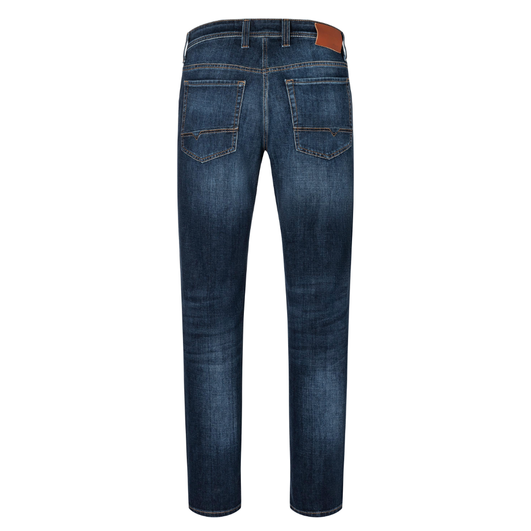 Mac Arne Straight Leg Denim Jeans - Dark Blue