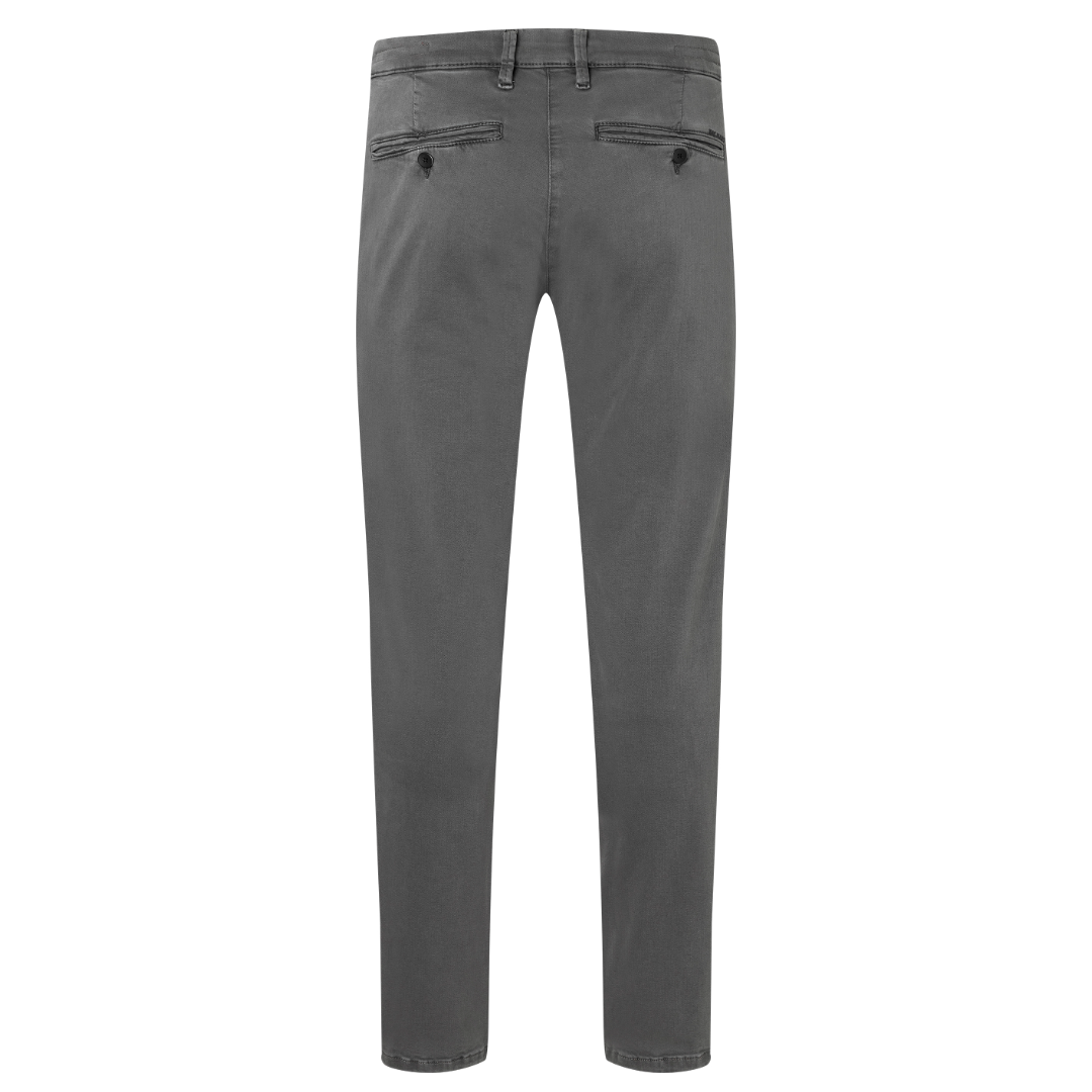 Mac Lennox Straight Leg MacFlexx Chinos - Grey