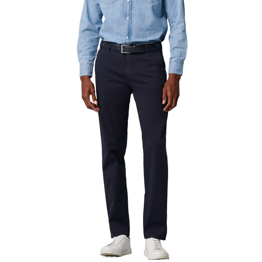 Meyer Bonn Slim Fit Chinos  - Navy