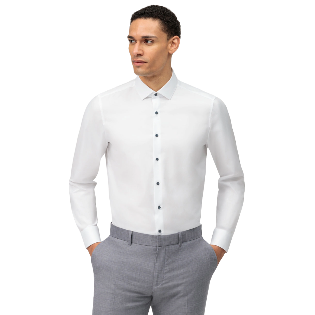 Olymp Level 5 Slim Fit Shirt - White