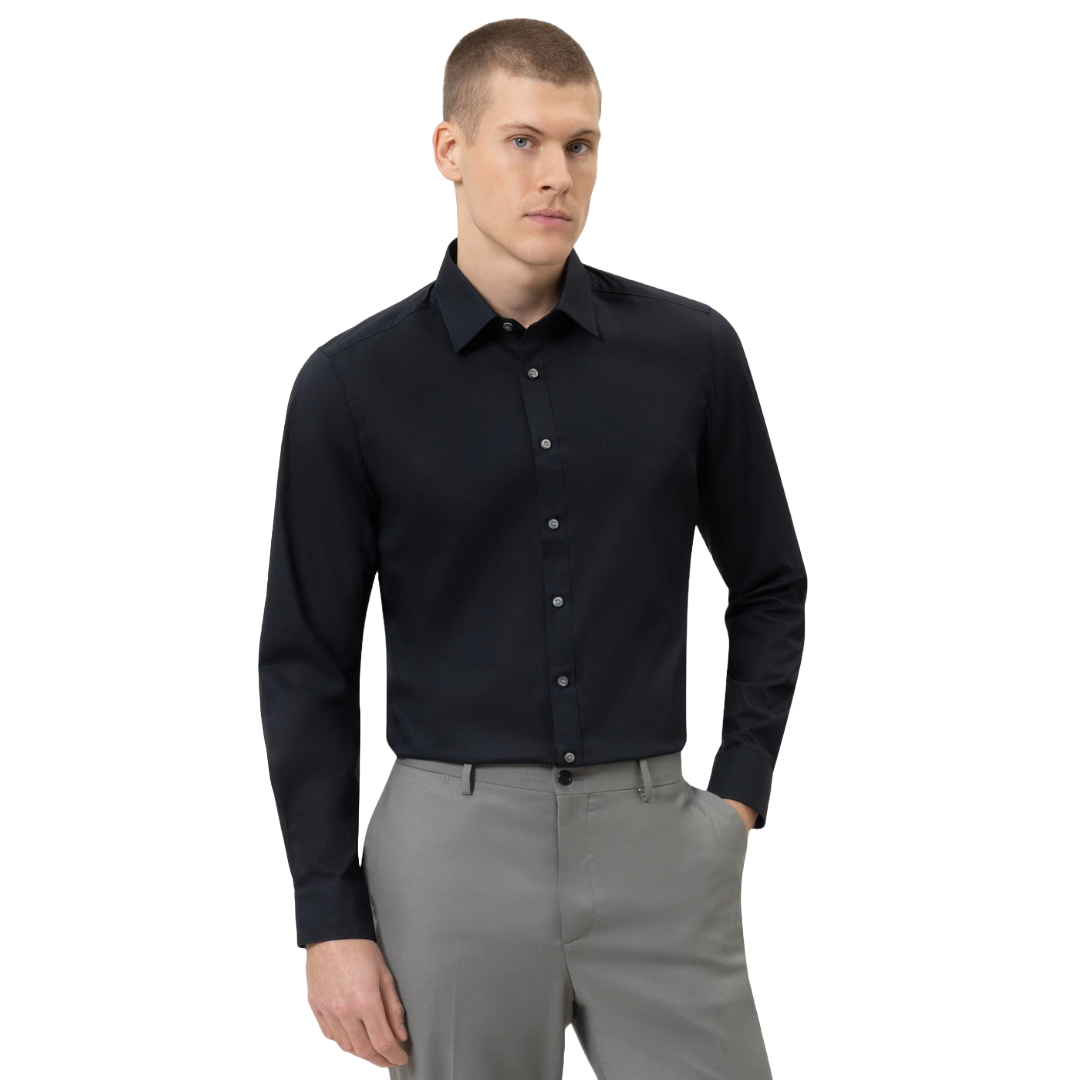 Olymp Level 5 Slim Fit Shirt - Black