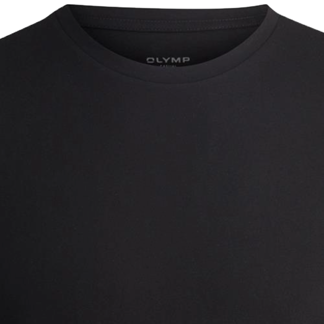 Olymp 2 Pack Round Neck T Shirt - Black