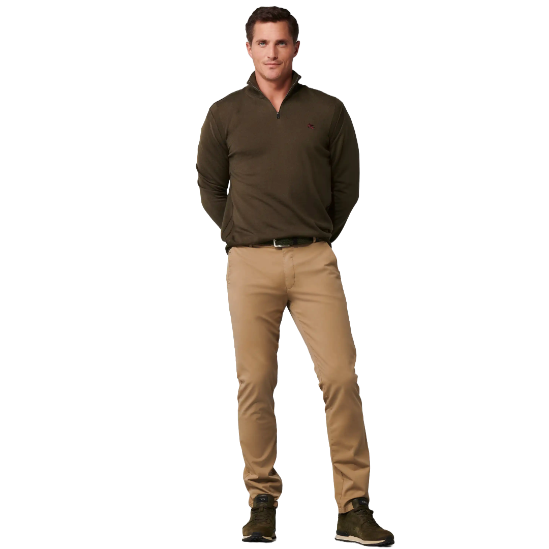 Meyer Bonn Slim Fit Chinos - Beige