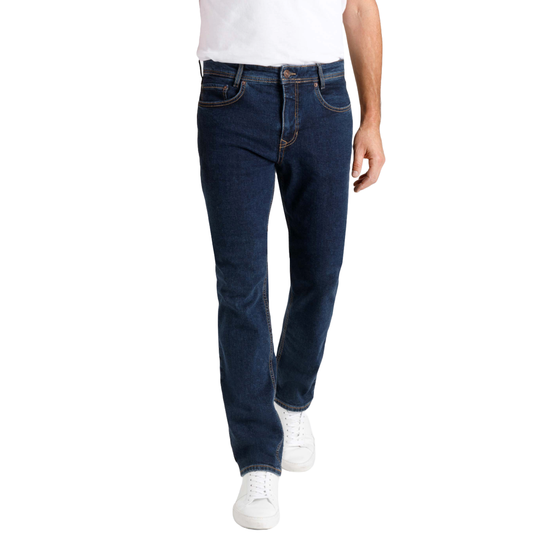 Mac Arne Straight Leg Denim Jeans - Deep Blue